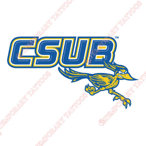 CSU Bakersfield Roadrunners Customize Temporary Tattoos Stickers N4056